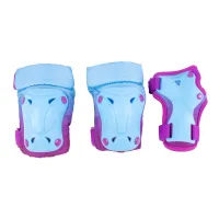 Набор защиты Tech Team Safe fit teens 3.0, цвет голубой (размер L)